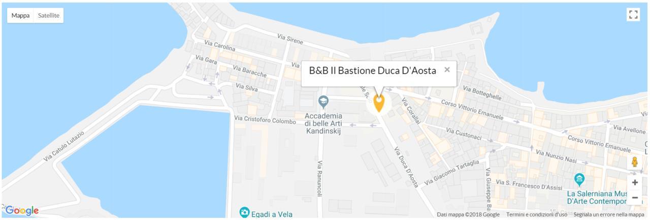 Il Bastione Duca D'Aosta Bed and Breakfast Τράπανι Εξωτερικό φωτογραφία